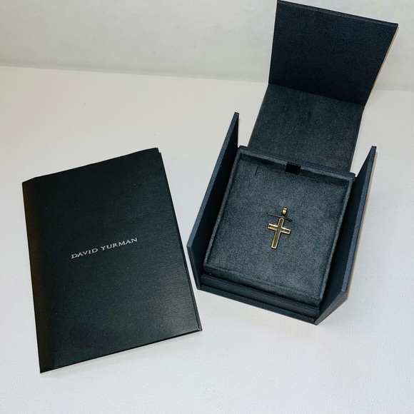 DAVID YURMAN Forged Carbon Cross Pendant - Picture 14 of 15